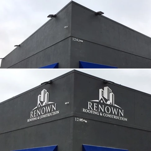 Exterior & Outdoor Signage (Before & After)